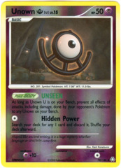 Unown U - 78/146 - Uncommon - Reverse Holo